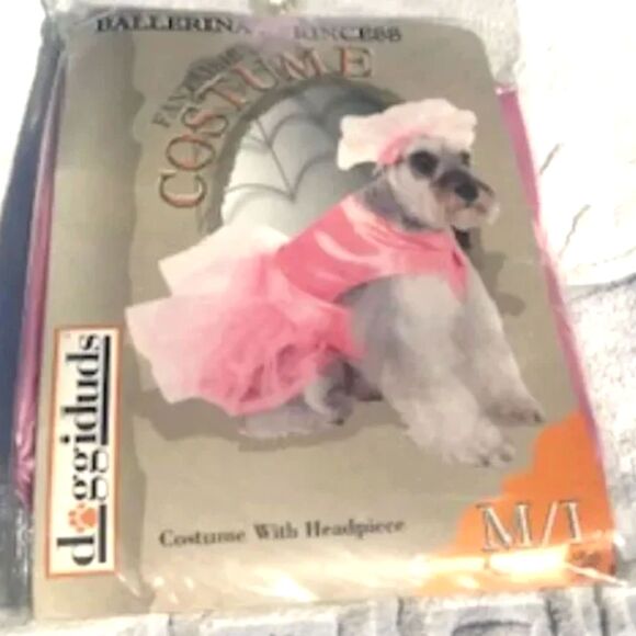 Doggie Halloween Costume Size: Med - Lg . "Ballerina Princess" . {2} Pac Bundle - Picture 2 of 9